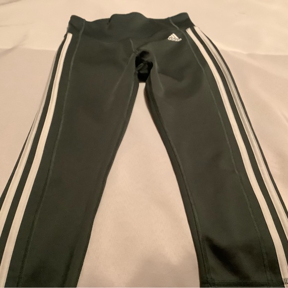 Adidas capri 3-stripe leggings S - Picture 11 of 16